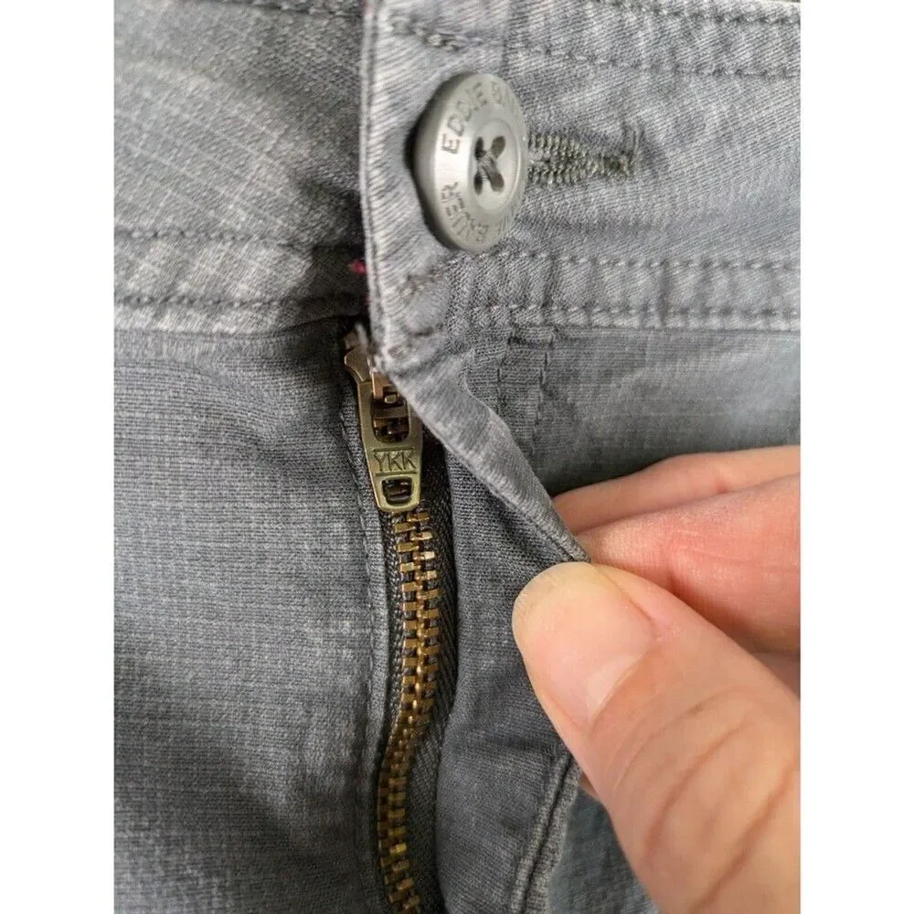 Eddie Bauer Womens Gray Chino Shorts Size 14 - Picture 5 of 11